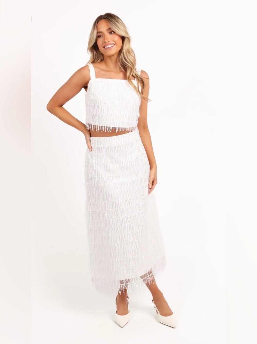 Allure Two Piece Set - White